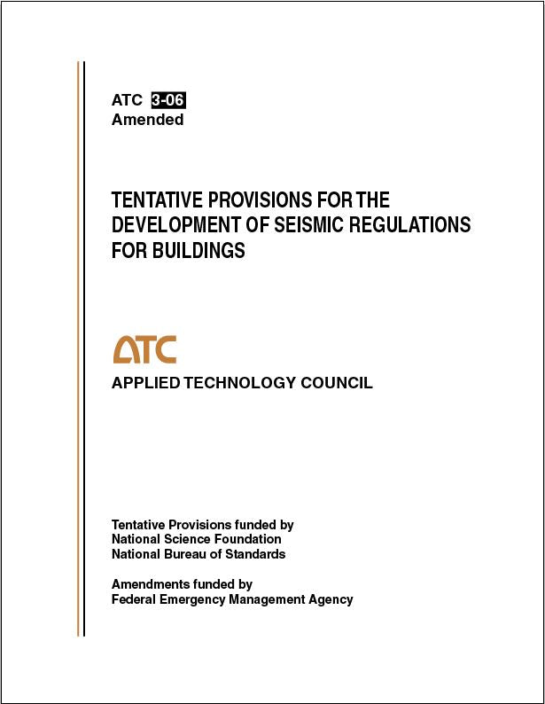Tentative Provisions for the Development of Seismic Regulations for Buildings