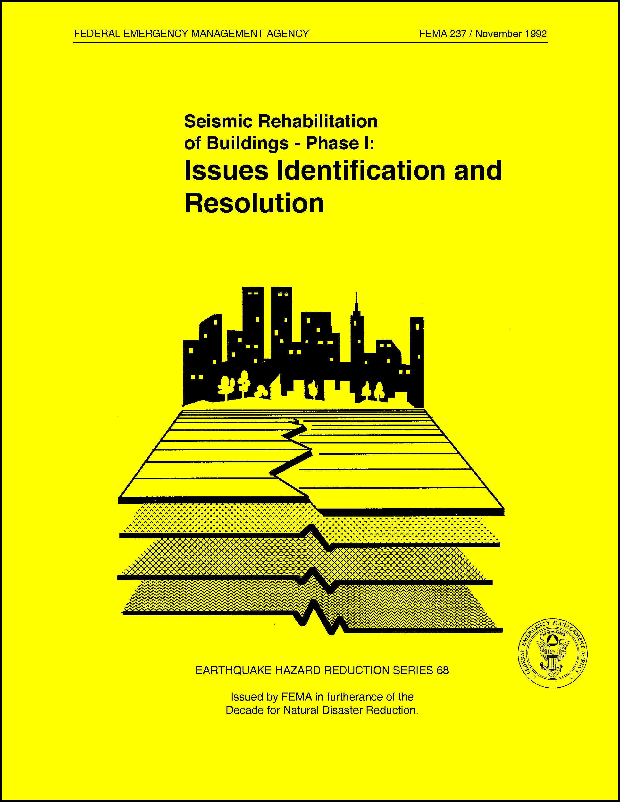 FEMA 237, Development of Guidelines for Seismic Rehabilitation of Buildings, Phase I