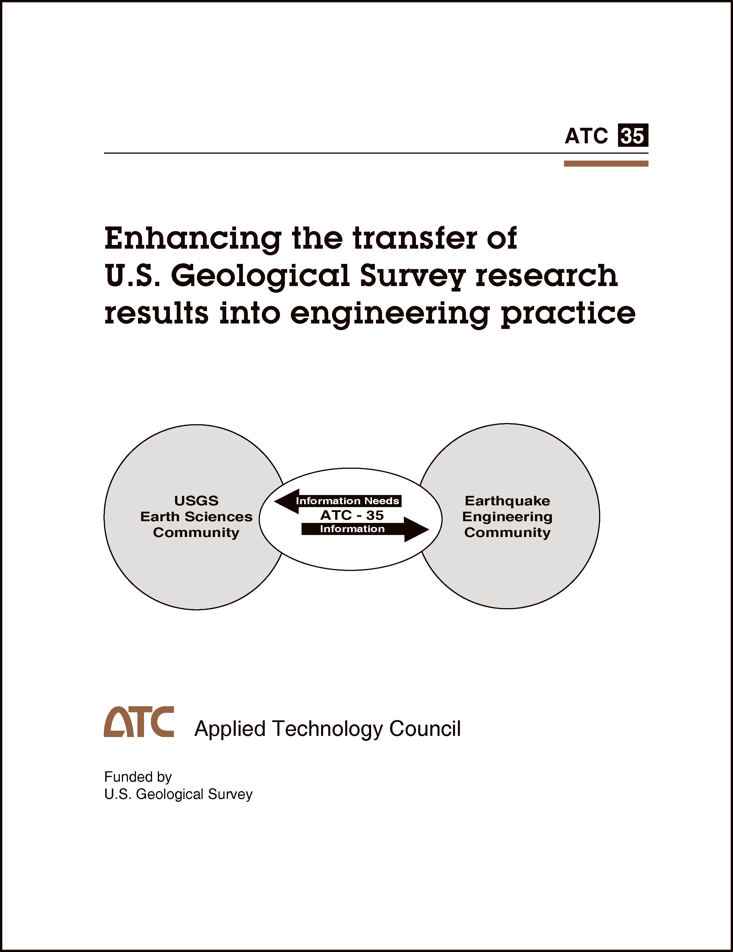 Enhancing the Transfer of U.S. Geological Survey Research Results into Engineering Practice