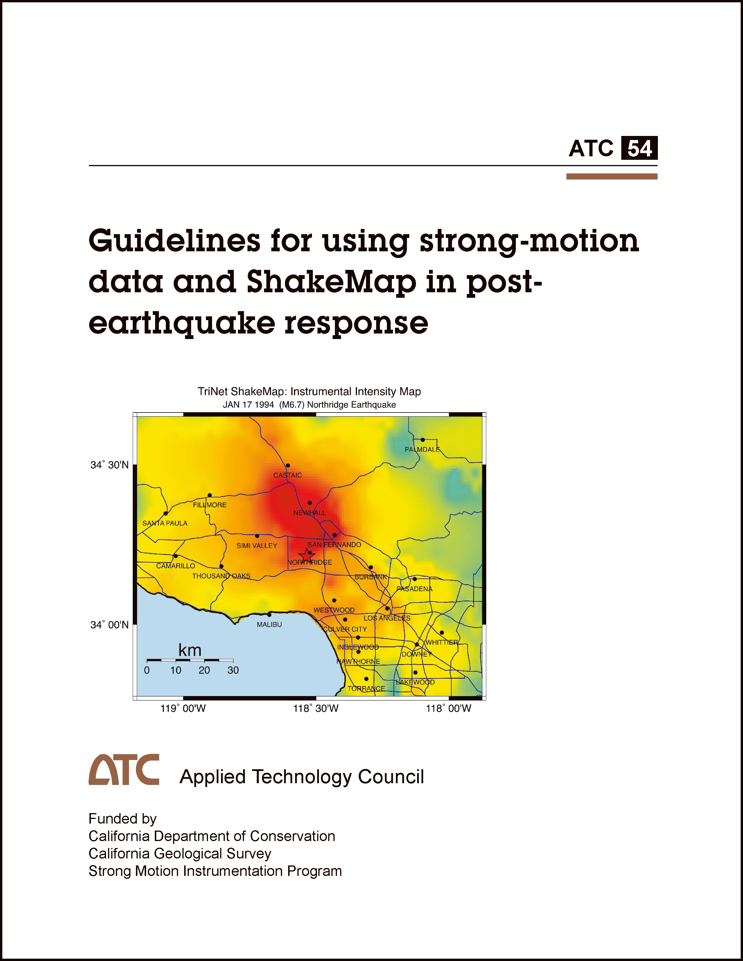 Guidelines for Using Strong-Motion Data and Shakemaps in Postearthquake Response