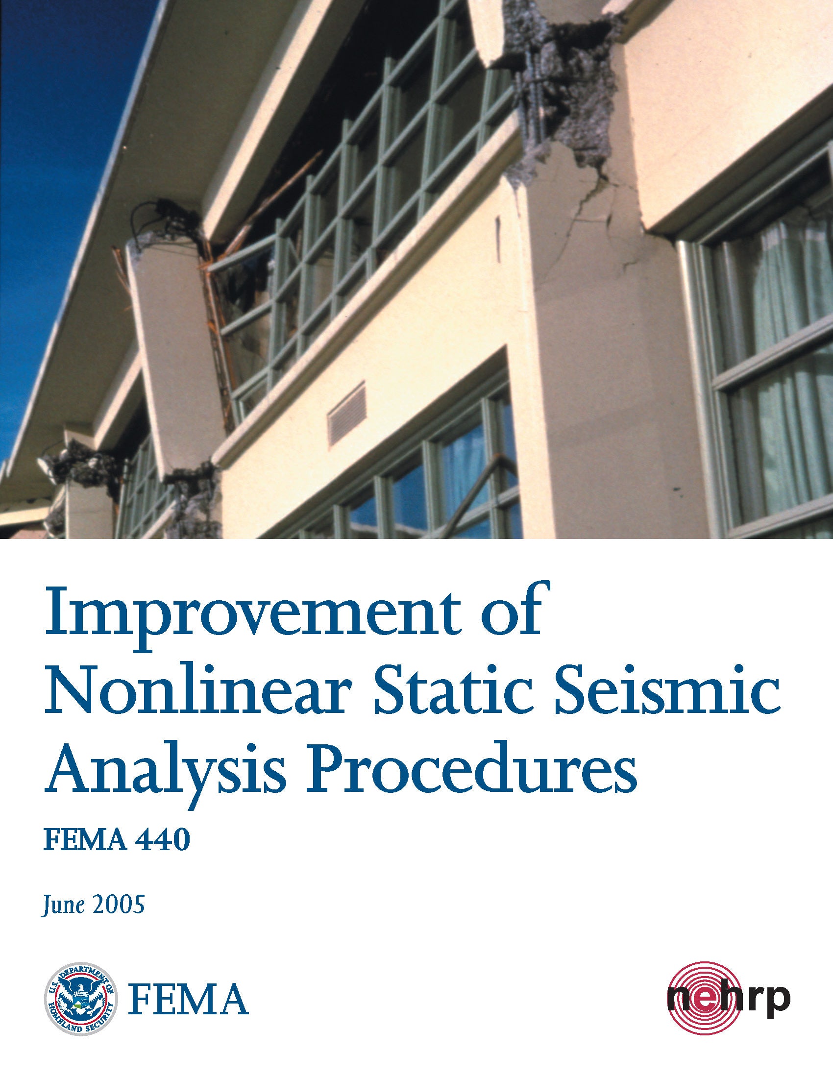 FEMA 440, Improvement of Nonlinear Static Seismic Analysis Procedures