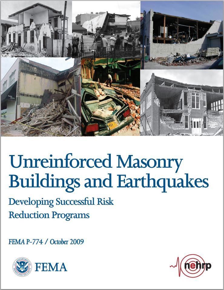 FEMA P-774, Unreinforced Masonry Buildings and Earthquakes, Developing Successful Risk Reduction Programs