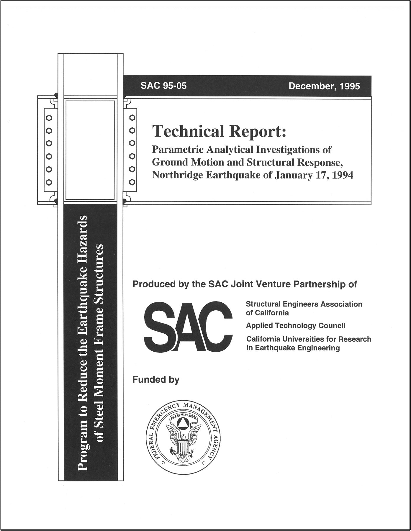 Parametric Analytical Investigations of Ground Motion and Structural Response, Northridge Earthquake of January 17, 1994