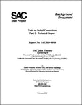 Tests on Bolted Connections Part I: Technical Report