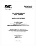 Tests on Bolted Connections Part II: Appendices
