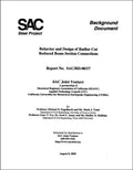 Behavior and Design of Radius Cut Reduced Beam Section Connections