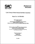 Cyclic Testing of Bolted Moment End-Plate Connections