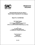 Selected Results from the SAC Phase 1 Beam-Column Connection Pre-Test Analyses
