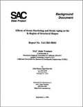 Effects of Strain Hardening and Strain Aging on the K-Region of Structural Shapes