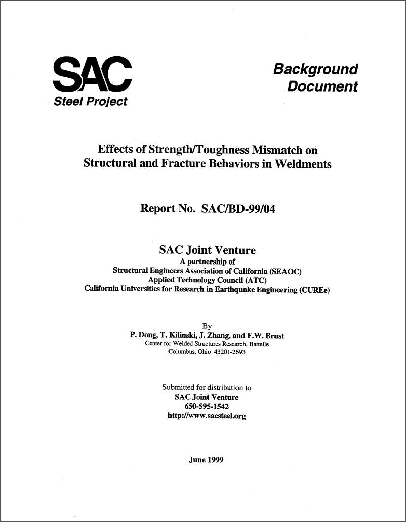 Effects of Strength/Toughness Mismatch on Structural and Fracture Behaviors in Weldments