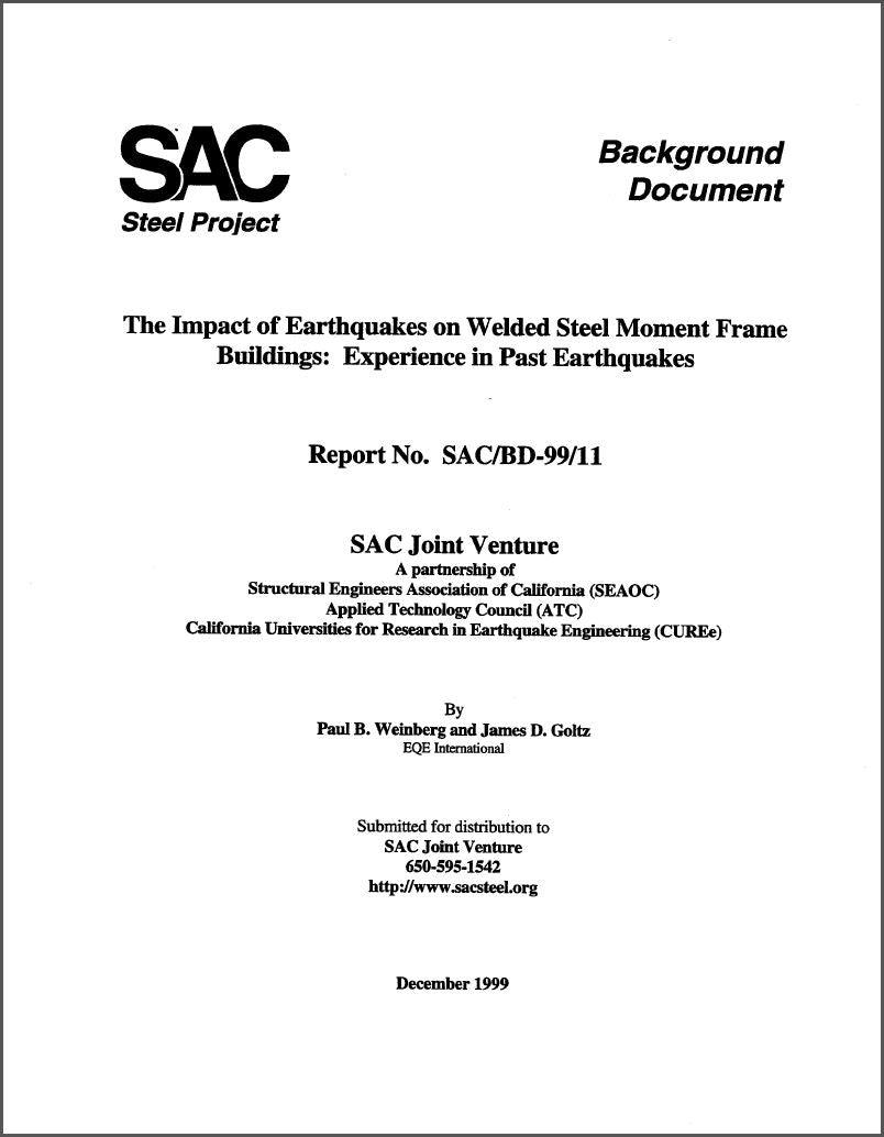 The Impact of Earthquakes on Welded Steel Moment Frame Buildings: Experience in Past Earthquakes