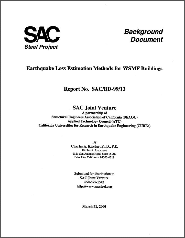Earthquake Loss Estimation Methods for WSMF Buildings