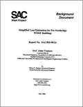 Simplified Loss Estimation for Pre-Northridge WSMF Buildings