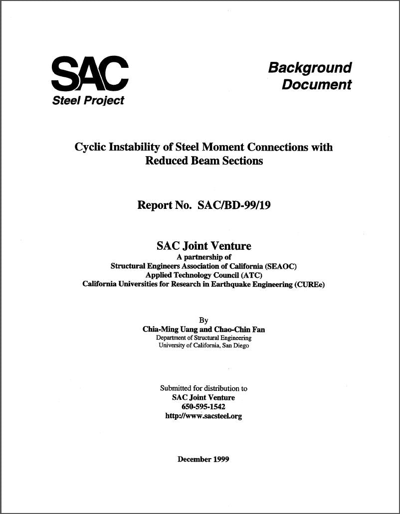 Cyclic Instability of Steel Moment Connections with Reduced Beam Sections