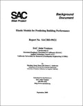 Elastic Models for Predicting Building Performance