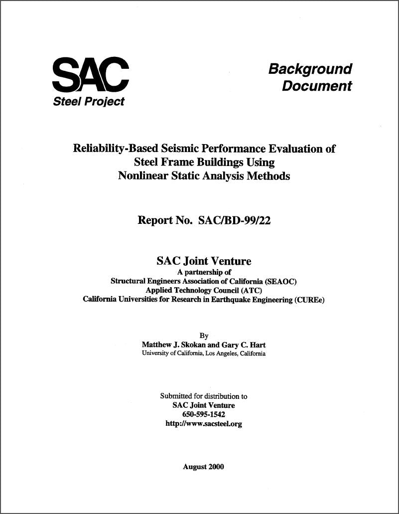 Reliability-Based Seismic Performance Evaluation of Steel Frame Buildings Using Nonlinear Static Analysis Methods