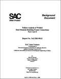 Failure Analysis of Welded Steel Moment-Resisting Frame Connections Parts I and II