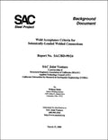 Weld Acceptance Criteria for Seismically-Loaded Welded Connections
