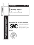 Experimental Investigations of Beam-Column Subassemblages, Part 1 and 2