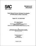 Finite Element Fracture Mechanics Investigation of Welded Beam-Column Connections