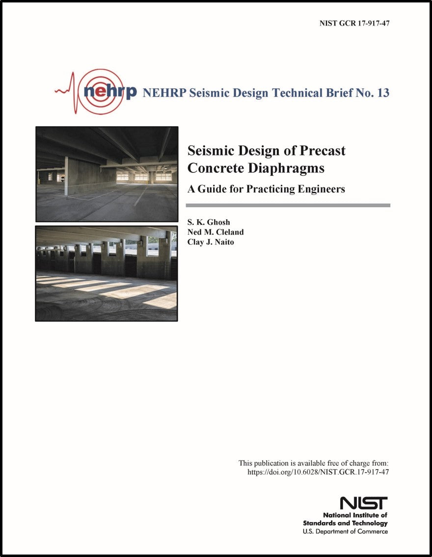NEHRP Seismic Design Technical Brief No.13: Seismic Design of Precast Concrete Diaphragms